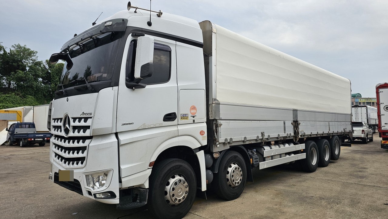 17년 벤츠 25톤 아록스 510 오토 리타더 후축 상승윙바디 10m20 중고트럭 상승윙바디