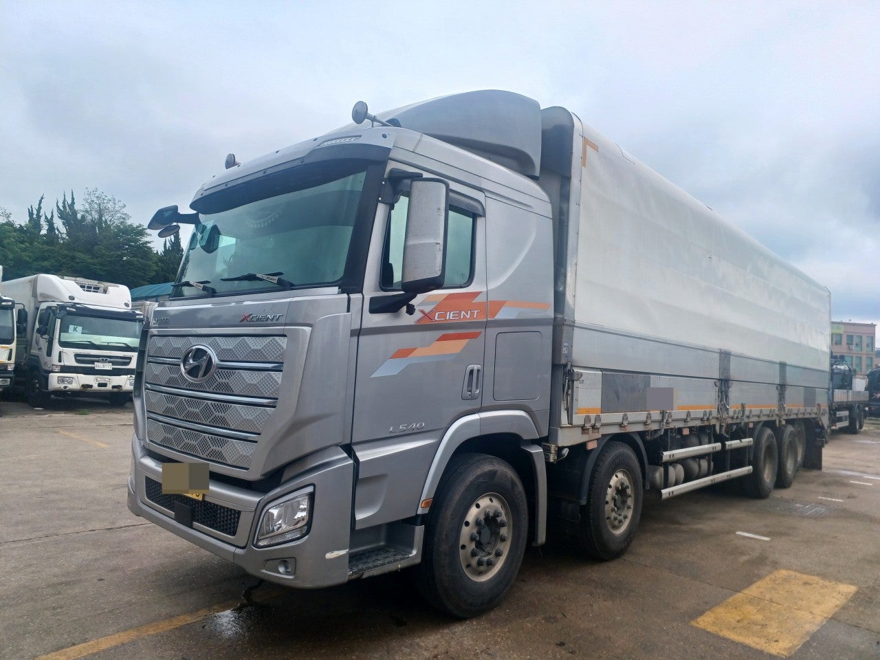 20년 현대 25톤 엑시언트 540 오토 리타더 후축 상승윙바디 1... 중고트럭 상승윙바디