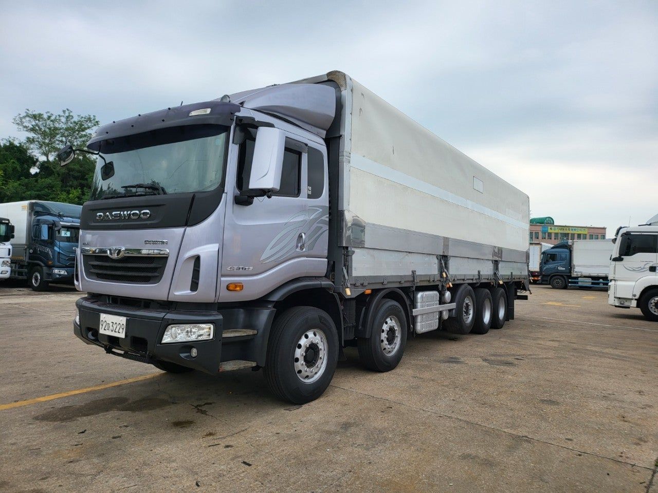 16년 대우 25톤 프리마 480 오토 리타더 정축 상승윙바디 10m20 중고트럭 상승윙바디