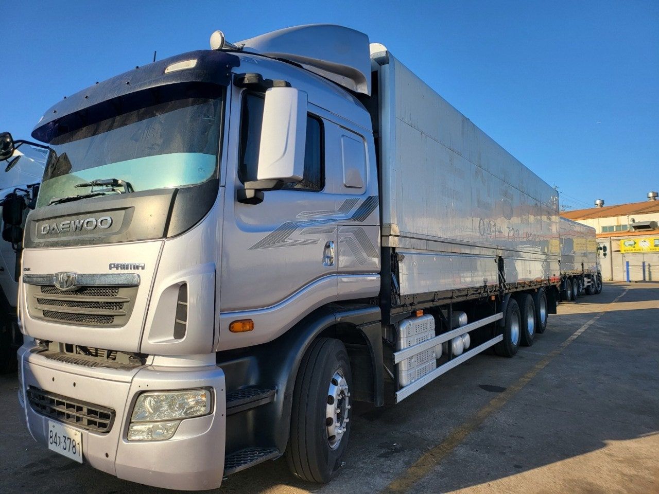 16년 대우 17톤 프리마 420 오토 후축 윙바디 10m10 중고트럭 윙바디