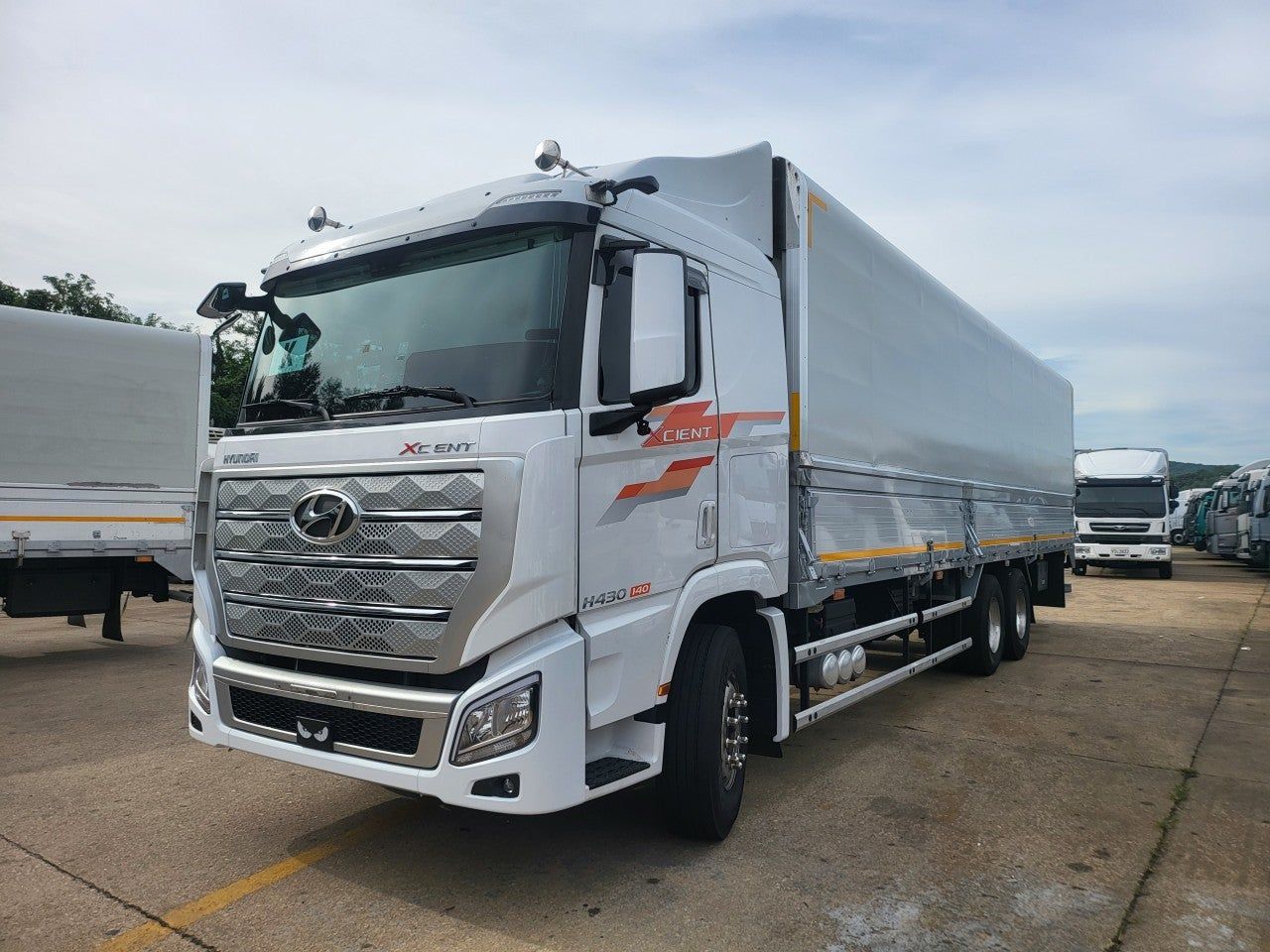 23년 현대 14톤 엑시언트 430 오토 단발이 윙바디 10m20 중고트럭 윙바디