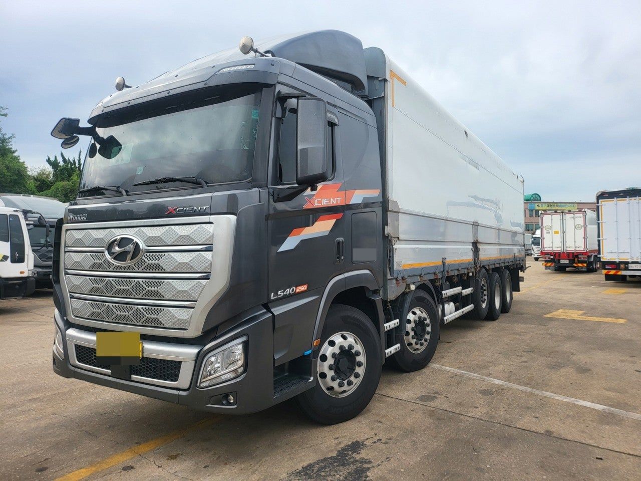 20년 현대 25톤 엑시언트 540 오토 리타더 정축 상승윙바디 1... 중고트럭 상승윙바디