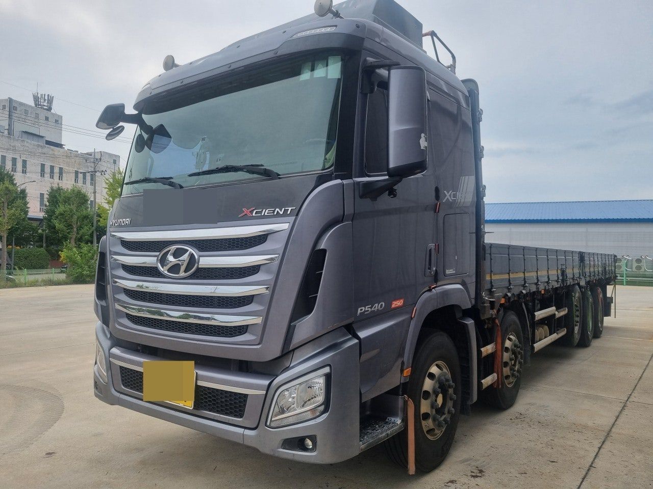 18년 현대 25톤 엑시언트 540 오토 리타더 정축 카고트럭 10m10 중고트럭 카고트럭